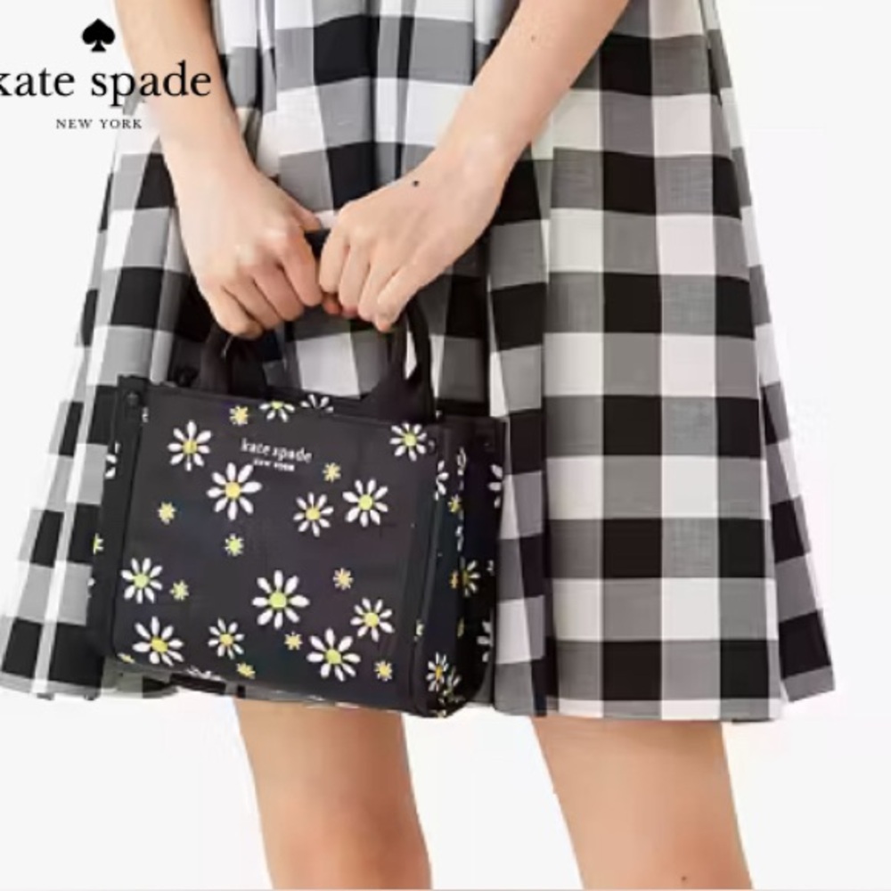 Kate Spade The Little Better Sam Daisy Dots Mini Tote Crossbody - Picture 10 of 10